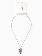 Кулон «Ажурная сова», белый в серебре, 45 см - Фото 5