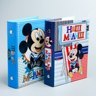 Фотоальбомы на 36 фото и памятная коробочка "Сокровища нашего малыша", Микки Маус - Фото 2