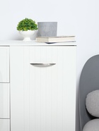 Ручка-скоба мебельная РС003, м/о 128 мм, цвет матовый хром - фото 60769687