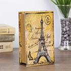 Шкатулка-книга дерево "Парижские тайны" кожзам 17х11х5 см - Фото 3