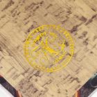 Шкатулка-книга дерево "Карта Колумба" кожзам 21х13х5 см - Фото 5