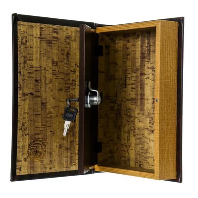 Сейф дерево книга "Король" кожзам 26х17х5 см