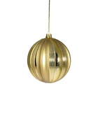 Ёлочные игрушки «Чары», шары новогодние, d=10 см, набор 4 шт., золотистый - Фото 4