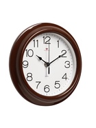 Часы настенные, интерьерные «Рубин», d=21 см, коричневый корпус - Фото 3