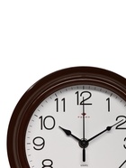 Часы настенные, интерьерные «Рубин», d=21 см, коричневый корпус - Фото 4