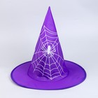 Карнавальная шляпа «Паук», цвет фиолетовый - фото 11027295