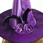 Карнавальная шляпа «Ведьмочка», с фатой, р-р. 56-58, сиреневая - Фото 5
