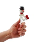 Ручка новогодняя «Снеговик», световая - Фото 2