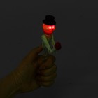 Ручка новогодняя «Снеговик», световая - Фото 3