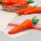 Муляж "Морковь" 6х4х20 см - фото 317988051