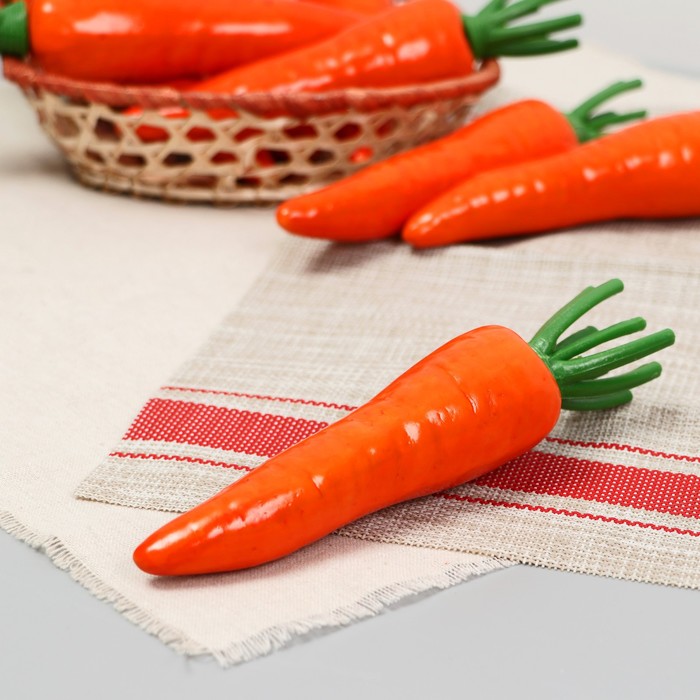 Муляж "Морковь" 6х4х20 см - Фото 1