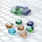 Декор «Ракушка», 250 г, 16 шт., стекло, МИКС - Фото 1