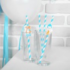 Набор для оформления праздника «1 годик. Малыш», воздушные шары, подставка для торта, гирлянда, топперы, открытка, свеча - Фото 3