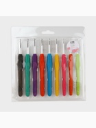 Набор крючков для вязания, d=2-6 мм, 14 см, 9 шт., разноцветный - Фото 5