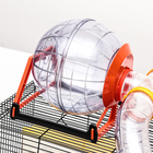 Клетка для грызунов малая, 40×25×22 см, с лабиринтом, колесом и домом, цвет МИКС - Фото 8