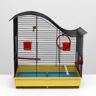 Клетка для попугая «Фиона», 48×38×53 см, 3 яруса, цвет МИКС - Фото 9