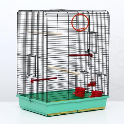 Клетка «Грация», 4 яруса, 50×36×65 см, микс цветов