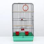 Клетка «Грация», 4 яруса, 50×36×65 см, микс цветов - Фото 2