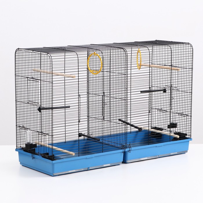 Клетка пролётная, 100×37×65 см, 4 яруса, МИКС - Фото 1