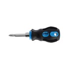 Отвертка комбинированная ТУНДРА, 2 в 1, сатин, двухкомпонентная рукоятка, PH2/SL6×38 мм - Фото 2