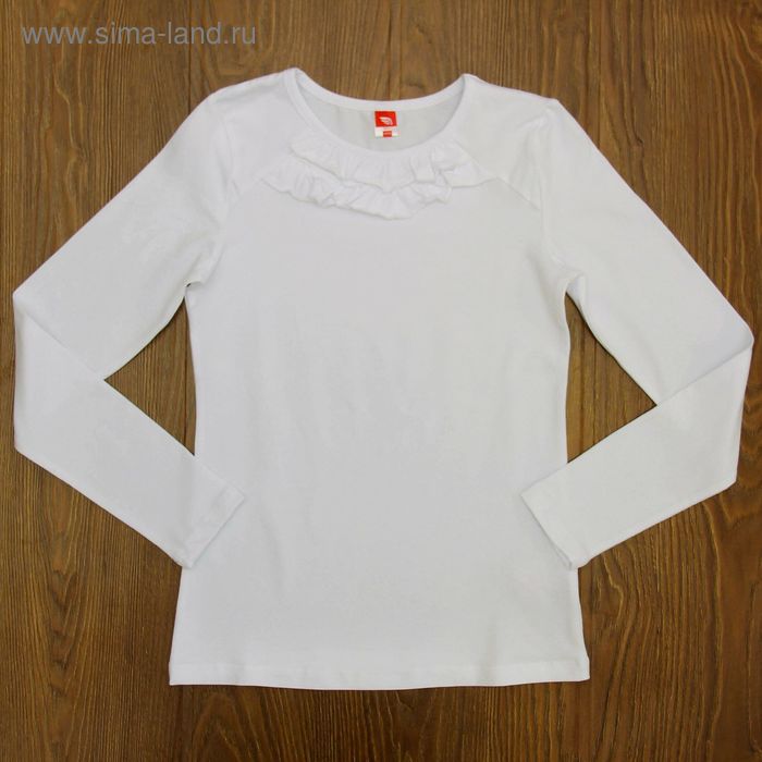 Блузка для девочки, рост 158 см, цвет белый CAJ 61635 - Фото 1
