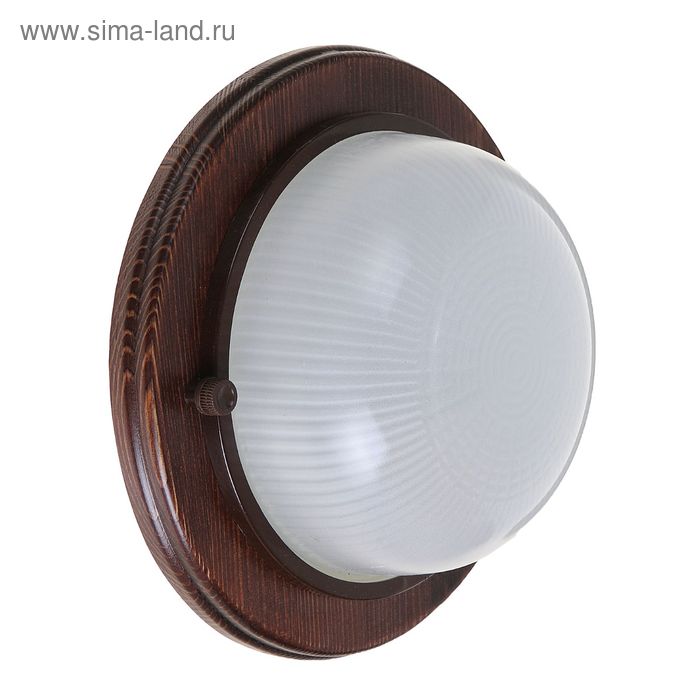 Светильник для бани/сауны ITALMAC Termo 60 00 16, до 100 Вт, IP54, цвет венге, до +130°C - Фото 1