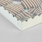 Кондитерская складная коробка для печенья UPAK LAND 25 х 25 х 3 см - Фото 3