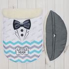 Конверт на выписку зимний "Little man" - Фото 7