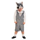 Карнавальный костюм «Волчонок», плюш, рост 92-122 см - фото 8563596