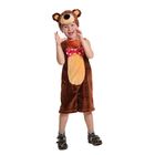 Карнавальный костюм «Медведь цирковой», плюш, полукомбинезон, маска, 3-6 лет, рост 92-122 см - фото 8563597