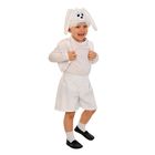 Карнавальный костюм «Зайчик белый», плюш, рост 92-116 см, виды МИКС - фото 3239668