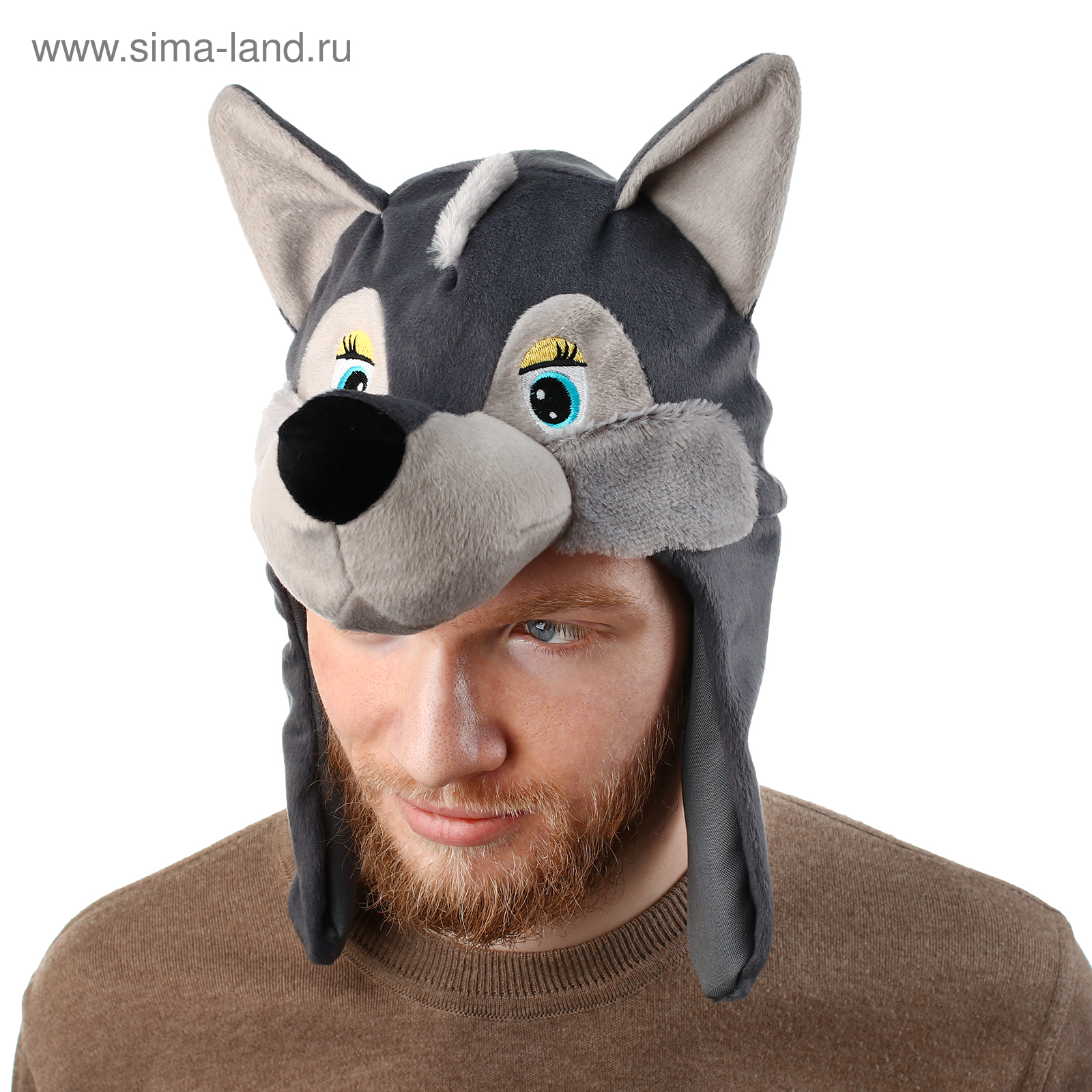 Шапка волк