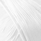 Пряжа "Ажурная" 100% мерсеризованный хлопок 280м/50гр (01-Белый) - Фото 3