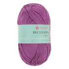 Пряжа "Весенняя" 100% мерсеризованный хлопок 250м/100гр (179-Фиалка) - Фото 2
