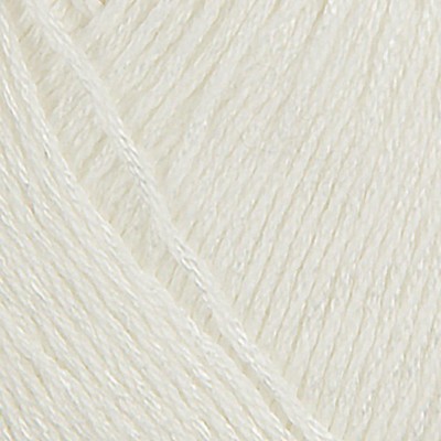 Пряжа для вязания спицами, крючком «Пехорский текстиль. Жемчужная», 50% хлопок, 50% вискоза, 425 м/100 г, (01 белый)
