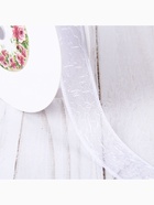 Лента декоративная «Паутинка», 25 мм, 23±1 м, белая №7 2276046