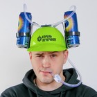 Каска «Король вечеринок», с отверстиями под банки, МИКС - Фото 2