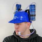 Каска с отверстиями под банки «Пивка для рывка!» - Фото 3