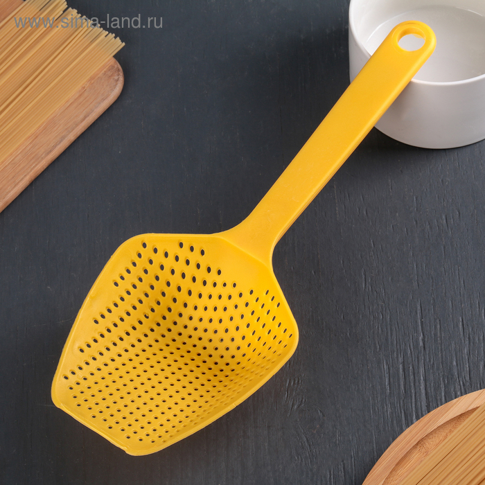 Ложка-дуршлаг, 34 см, МИКС - Фото 1
