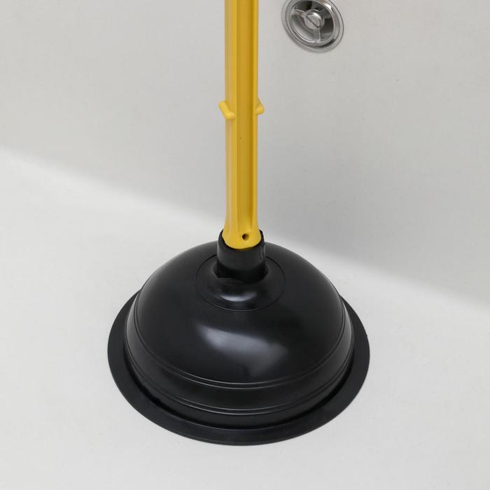Вантуз с длинной ручкой, d=14,5 см, h=38 см, цвет МИКС - фото 1883307457