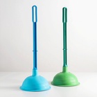 Вантуз с длинной ручкой, d=14.5 см, h=38 см, МИКС  (артикул 2506292)  большой выбор товаров оптом и в розницу по низким ценам с доставкой