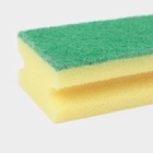 Губка для посуды с чистящим слоем Доляна «Генеральная уборка», 12×6×4 см, 6 шт. - Фото 4