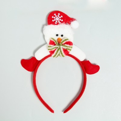 Ободок новогодний карнавальный «Снеговик»