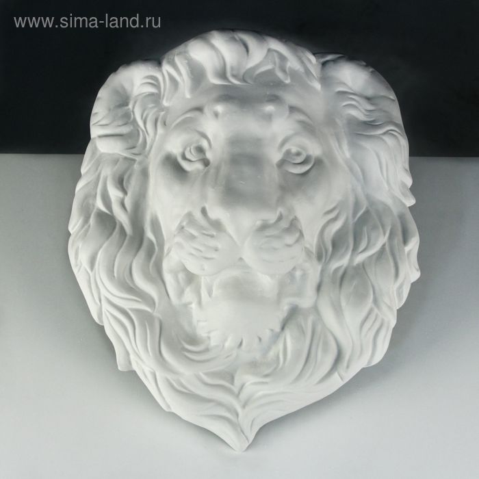 Гипсовая фигура Маска льва, 38,5 х 32 х 11 см - Фото 1