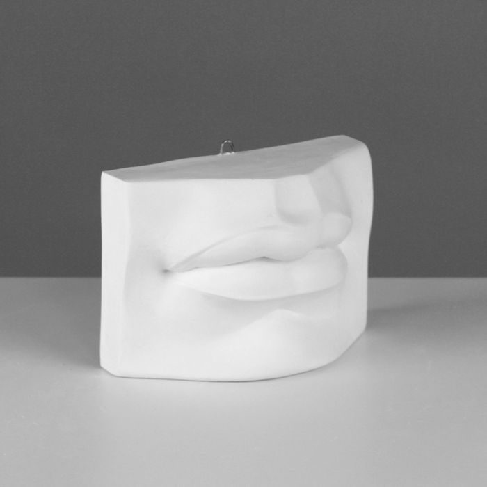 Гипсовая фигура губы Давида, 17 х 8 х 12 см - Фото 1