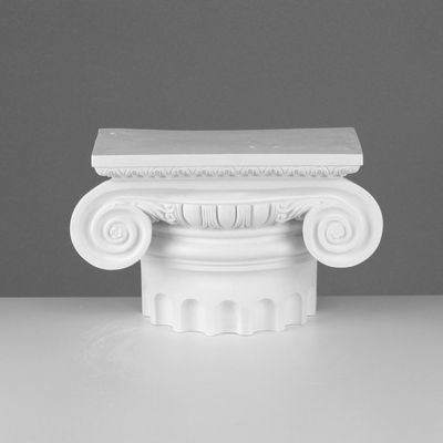 Гипсовая фигура Полукапитель: Ионическая, 34.5×15×22.5 см