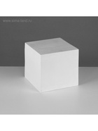 Геометрическая фигура «КУБ», 15 см, гипсовая - Фото 2