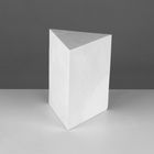 Геометрическая фигура ПРИЗМА трёхгранная, 20 см (гипсовая) - фото 109206822