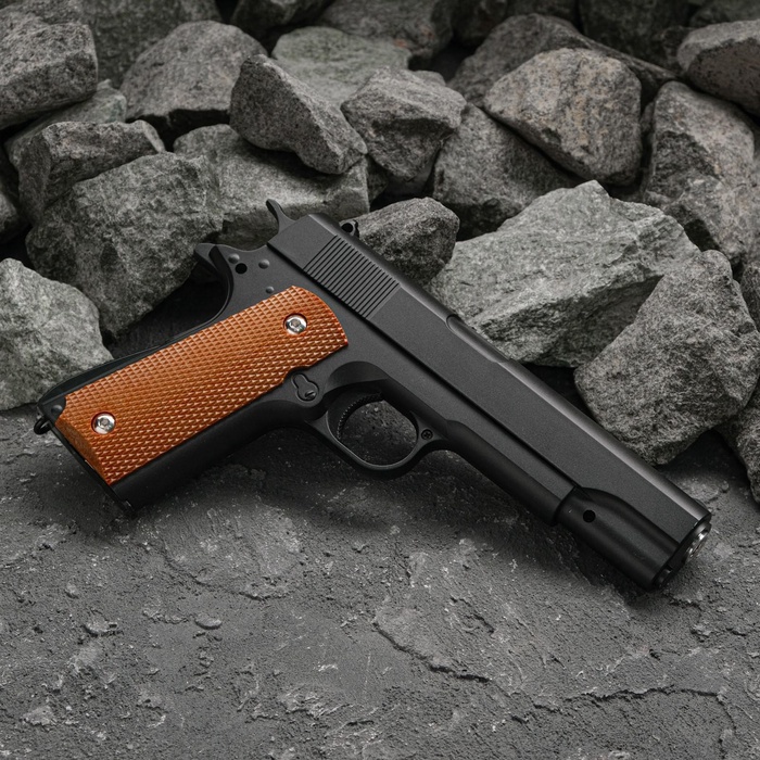 УЦЕНКА Пистолет страйкбольный Galaxy Colt 1911, чёрный, кал. 6 мм - Фото 1