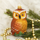 Ёлочная игрушка «Сова», h=8.5 см, МИКС - Фото 2